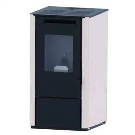 Vania - 9.5 kW white pellet stove Punto Fuoco - 1