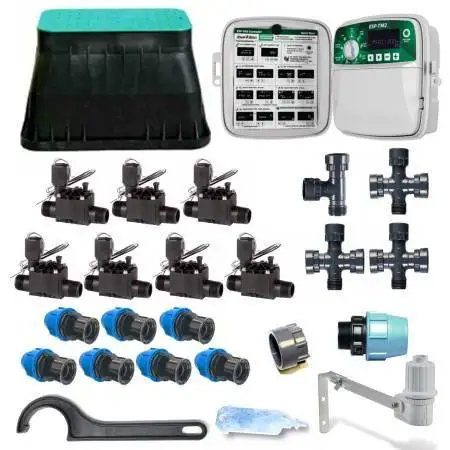 KI-RB-7Z24E - Kit de riego Rain Bird de 7 zonas y 24 V Rain Bird - 1