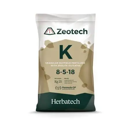 Zeotech K - Fertilizer for the lawn of 25 Kg