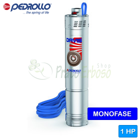 DAVIS (20m) - Electropompa submersibila monofazata cu rotor periferic de 1 CP Pedrollo - 1