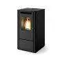 Vania poêle à granulés 9,5 kW noir gaufré