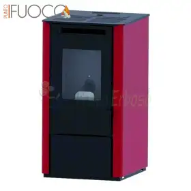 Vania - Soba rosu pe peleti 9,5 Kw Punto Fuoco - 1