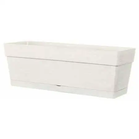CASSETTA SAVE R alb - vaza caseta alba de 49 cm Deroma - 1