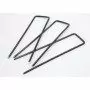 50-piece pack of steel U-shaped pegs