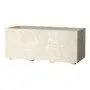 Jardinière Millennium R Trough - 59 cm en forme de cercueil nacré