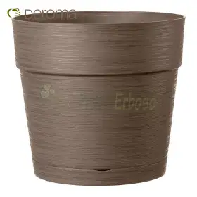 VASO SAVE R camel - Vase rond 24,5 cm camel