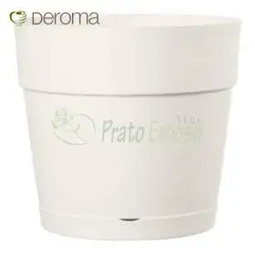 SAVE R POT alb - vază albă rotundă de 38 cm Deroma - 1