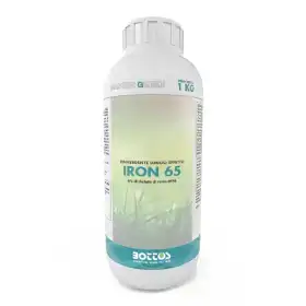 HIERRO 65 6 Fe - 1 kg de fertilizante líquido para césped