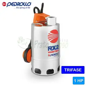 Pompe électrique triphasée VORTEX RX 4/40 - 1 CV pour eaux chargées